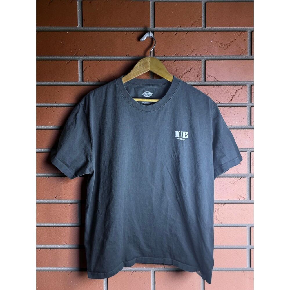Dickies Durable Workwear Graphic T Shirt Gray Logo Heavyweight XL